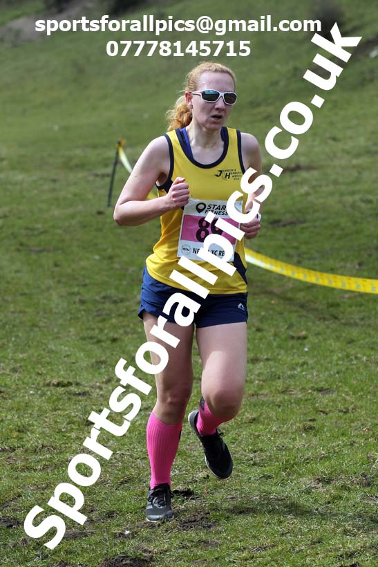 Masters men 2021 NECAA Cross Country Relays, Thornley Farm, Peterlee, Saturday, April 10th. Photo: David T. Hewitson/Sports for All Pics